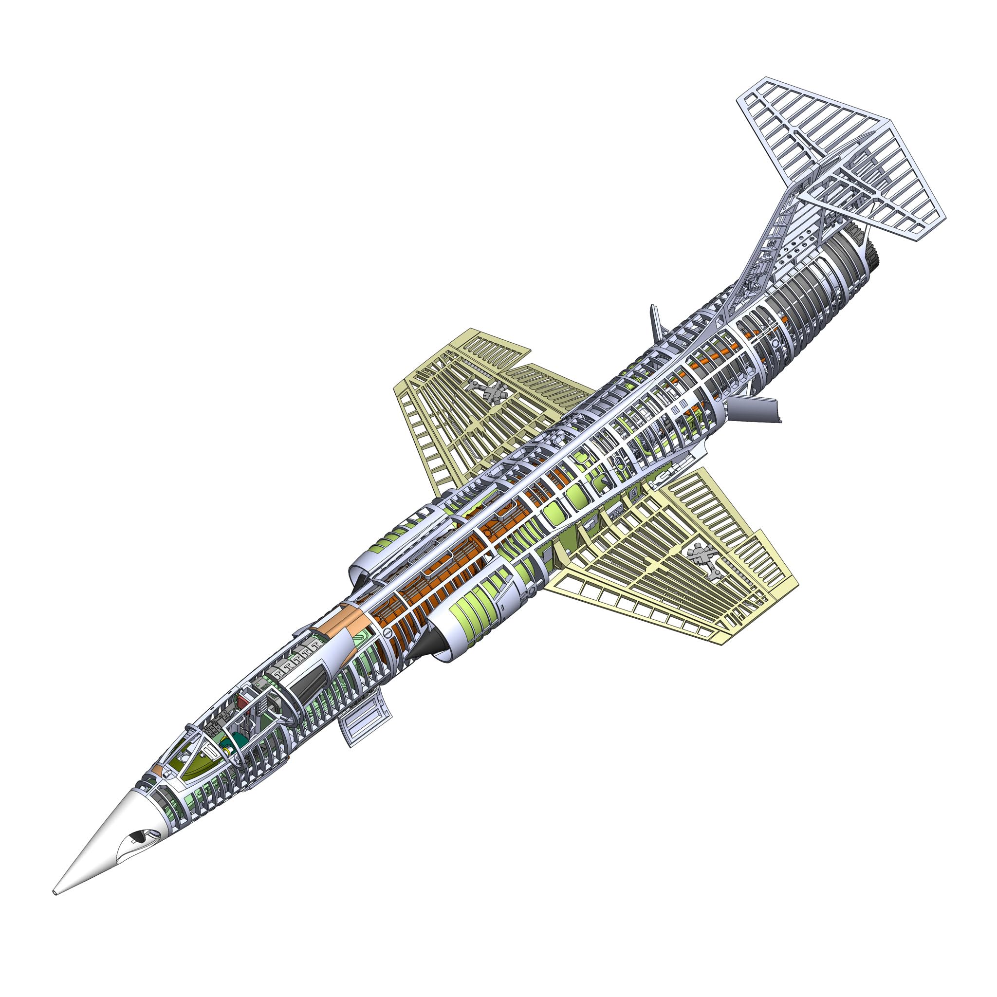 Amazon | 1/72 F-104J 内部構造再現キット | プラモデル 通販