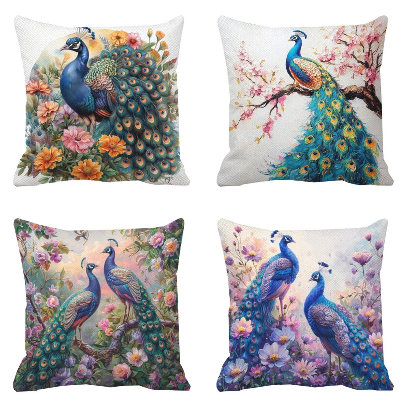 Taie oreiller canapé extérieur impérméable 55x55 housse coussin lin jardin salon