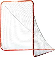 EALER Portable Lacrosse & Hockey Training Goal 6x6' - 1.5" Steel Frame, Shooting Targets, Durable Net, Easy Setup for Youth & Adults