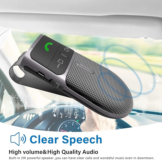 Altavoz Bluetooth para Coche SUNITEC BC920SA Manos Libres miniatura 8