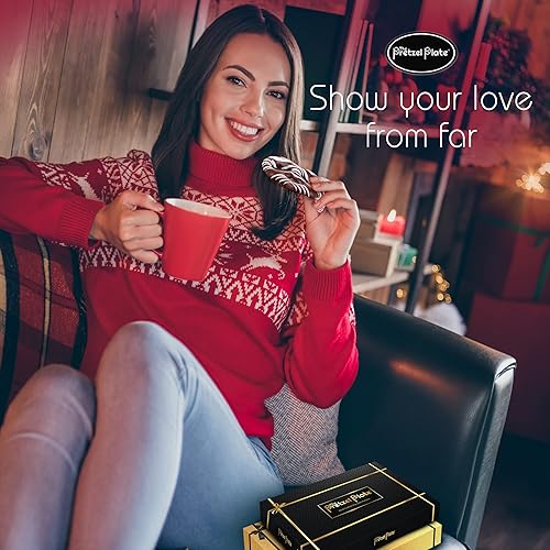 Miniatura 3 de Caja de regalo de pretzels cubiertos de chocolate, ideal para regalos corporativos, festividades, día del padre, día de la madre, cumpleaños,