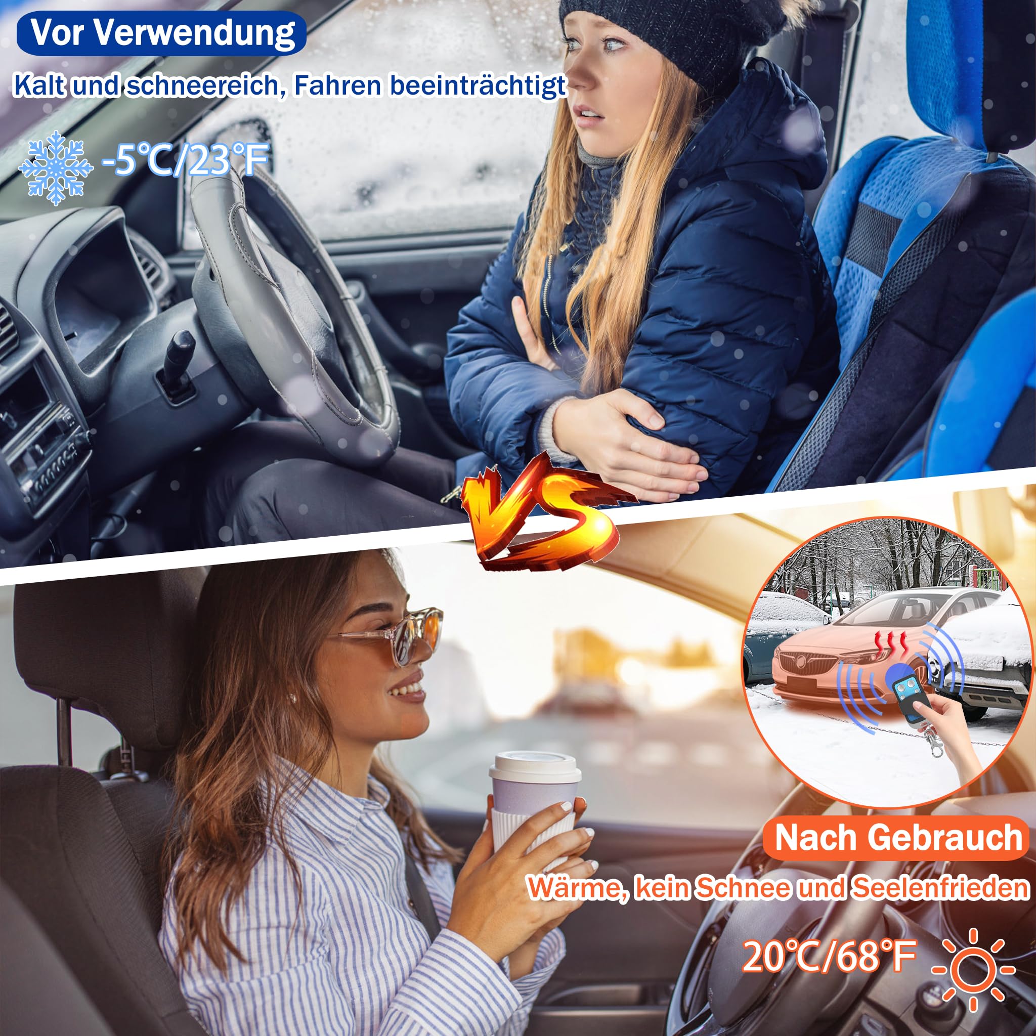 UISEBRT 12V Diesel Standheizung 8kw, Standhezung Dieselheizung Diesel Lufterhitzer, Air Diesel Heizung mit Fernbedienung LCD Monitor Schalldämpfer für LKW Wohnmobil RV Boote Auto (Rot, Typ B)