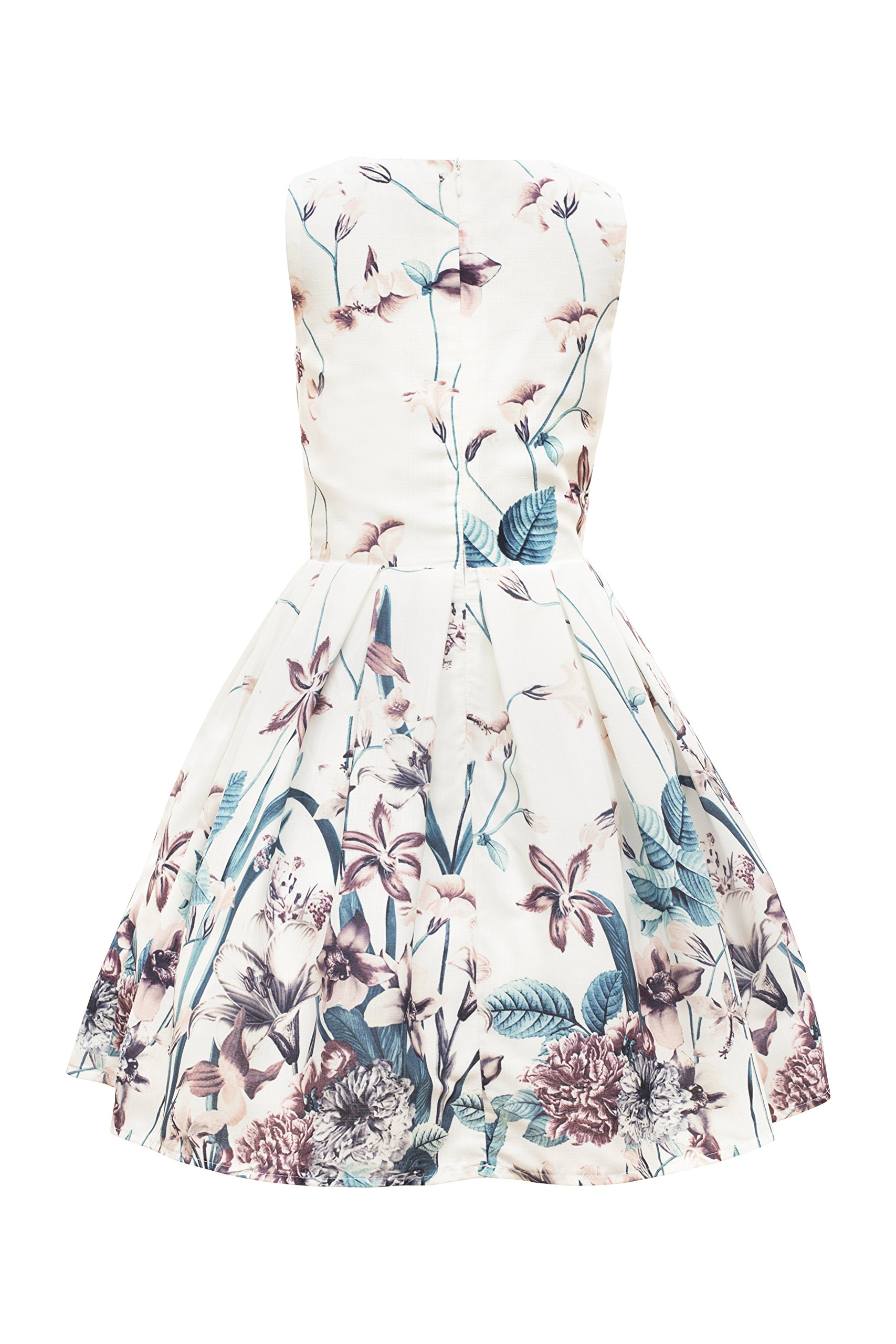 BlackButterfly Vestido Niña Kira Floral Plisado