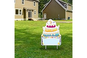Personalized Birthday Yard Signs - Celebrate in Style with Custom Cake-Shaped Decor