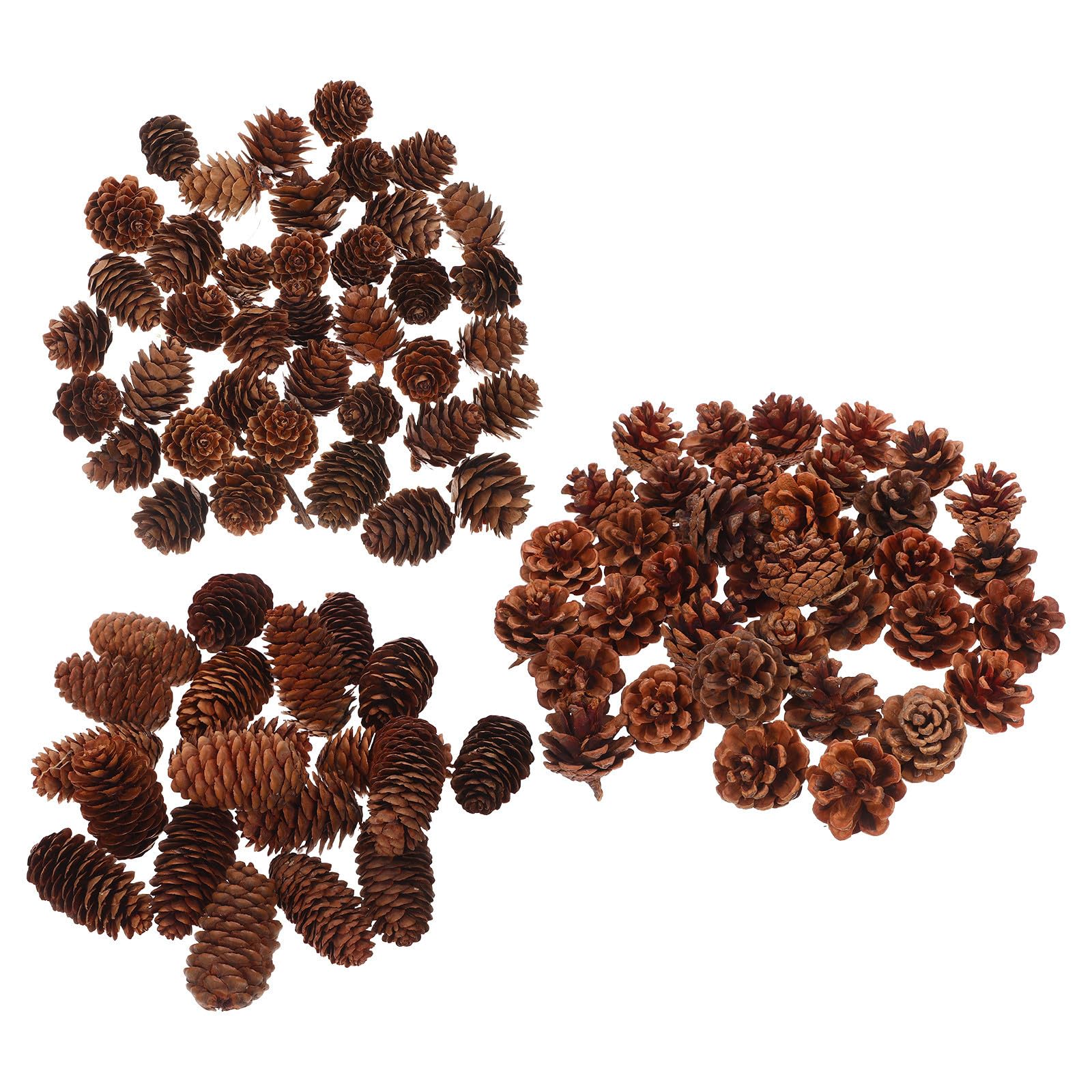 120 Pièces Mini Pommes de Pin Naturelles pour Décorations de Noël et