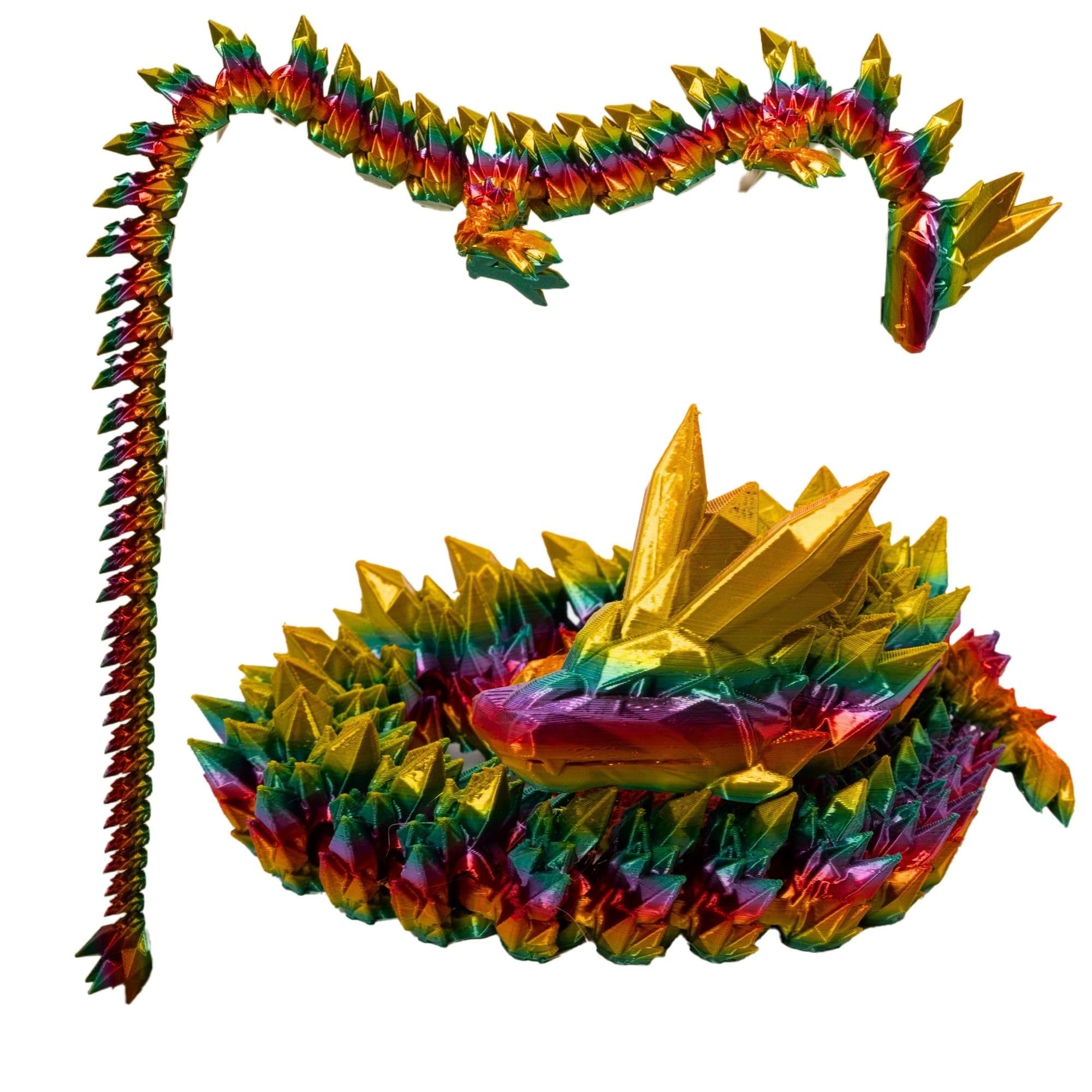 Amazon.com: Forge 3D - 24 inch (2ft) Large 3D Printed Dragon - 2