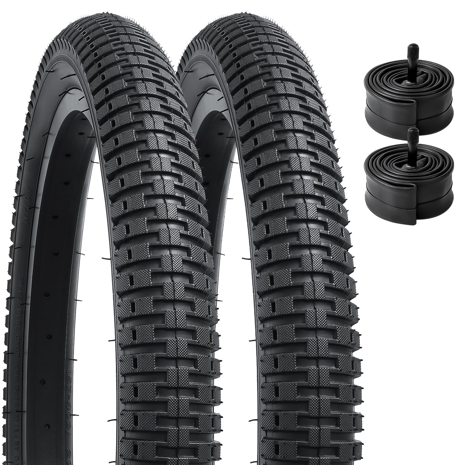 26インチMTB前後タイヤホイール（リア7速フリー、米式バルブアダプタ）セット Amazon | YunSCM 2本セット,26 1.5 タイヤ,26x1.5 40-559 自転車