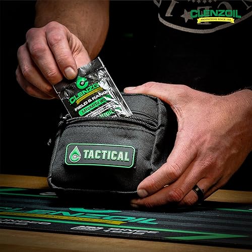 Vista 8 de CLENZOIL Field & Range Single-Use Saturated Gun Oil Wipe Packets Individual CLP Wipes One-Step Gun Cleaning Oil & Lubricant Field Wipes for