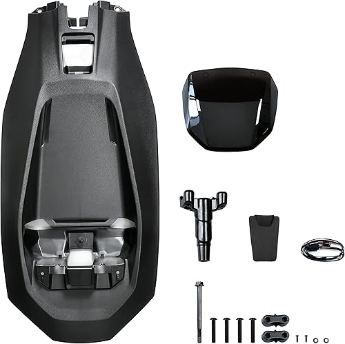 Miniatura 6 de SAUTVS Kit de reubicación de racimo negro para Can-Am Ryker, medidor de plástico, velocímetro, reubicador, soporte de panel para Can Am Ryker 600