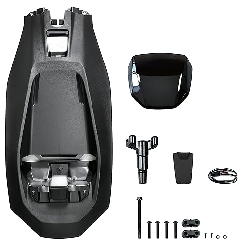 Miniatura 6 de SAUTVS Kit de reubicación de racimo negro para Can-Am Ryker, medidor de plástico, velocímetro, reubicador, soporte de panel para Can Am Ryker 600