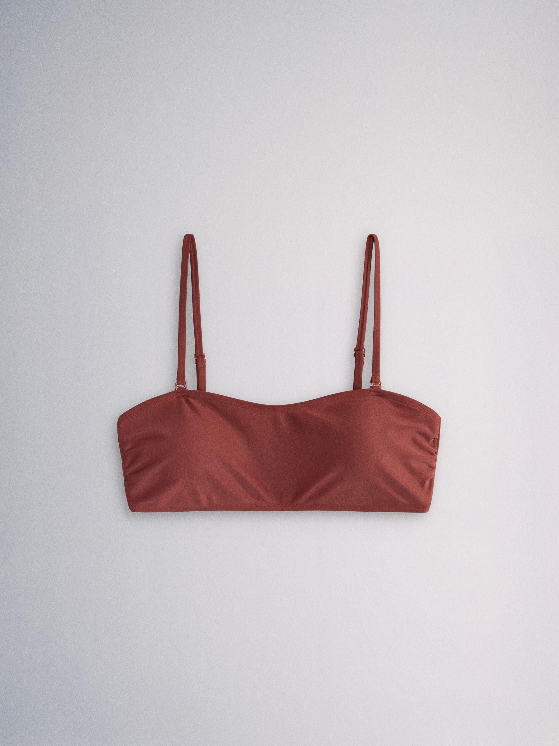 THE SET Donne Confezione da 3 Top Bikini a Fascia con Spalline | Adulto, Bandeau, Mid Rise, Pull On, Lavabile in lavatrice