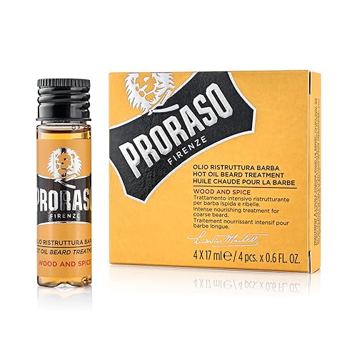 Proraso Juego de tratamiento de barba de aceite caliente, 0.6 fl z (paquete de 1)