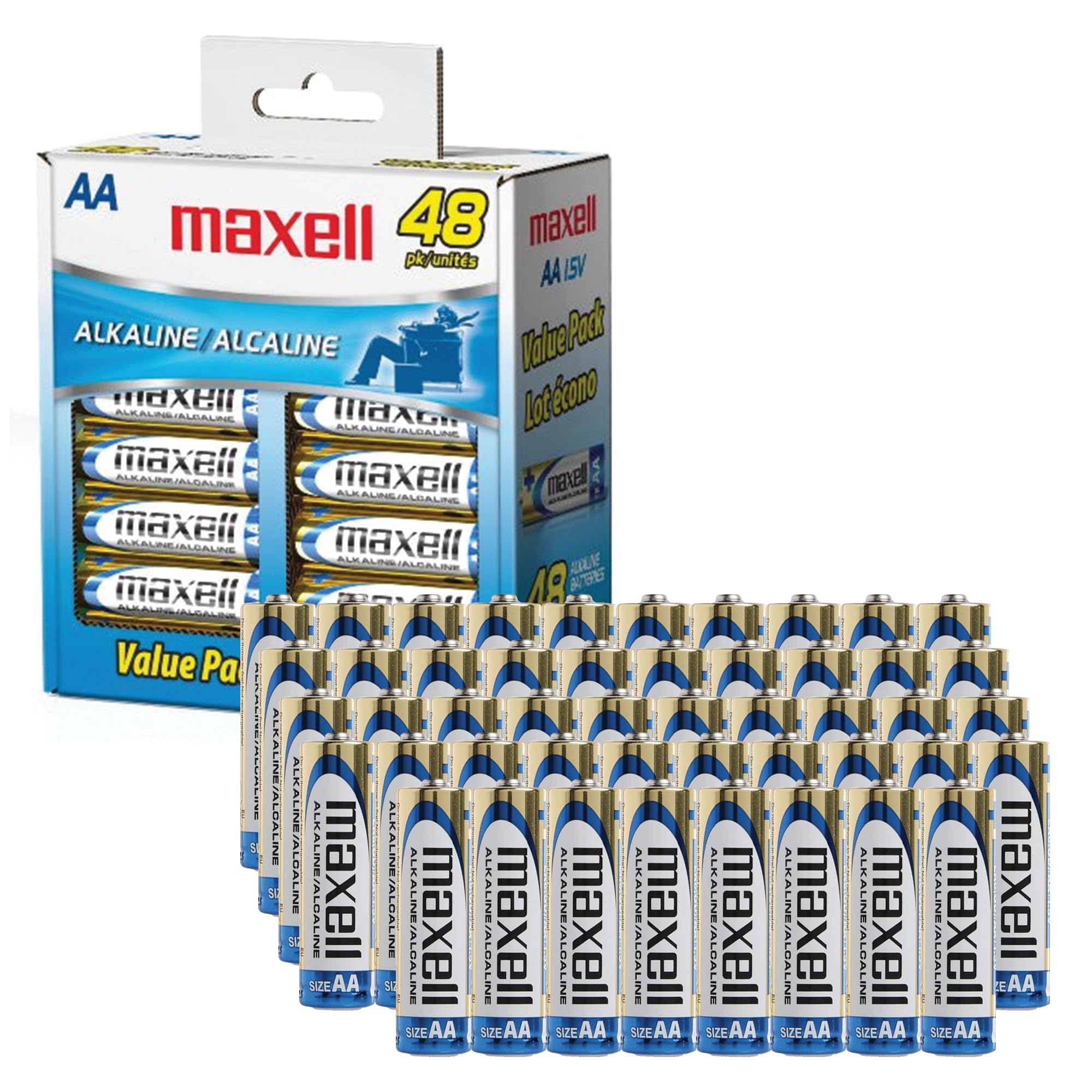 maxell　BDplay-Lite Amazon.com: MXLAA48BOX - Maxell 48PK AA Batteries Box : Health