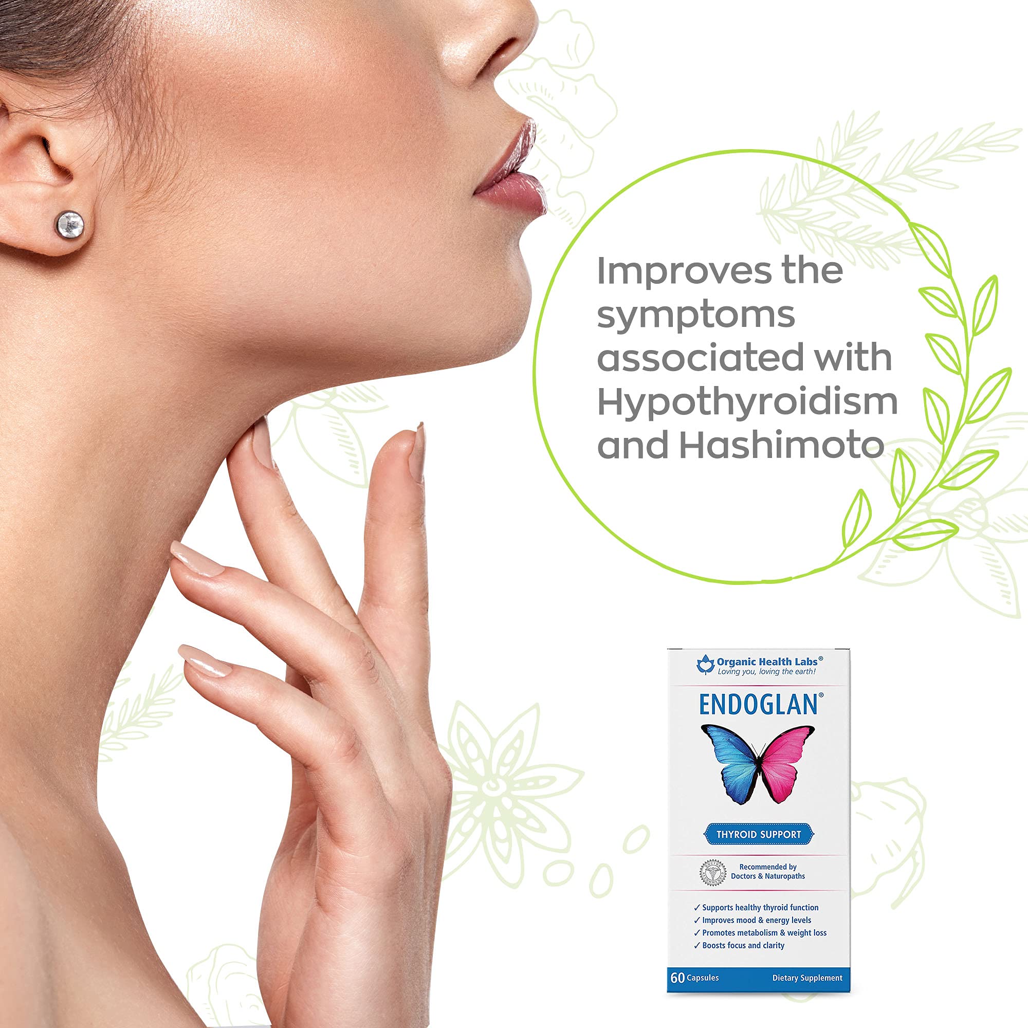 Endoglan Thyroid Support, Complete Formula to Boost Brain Function and