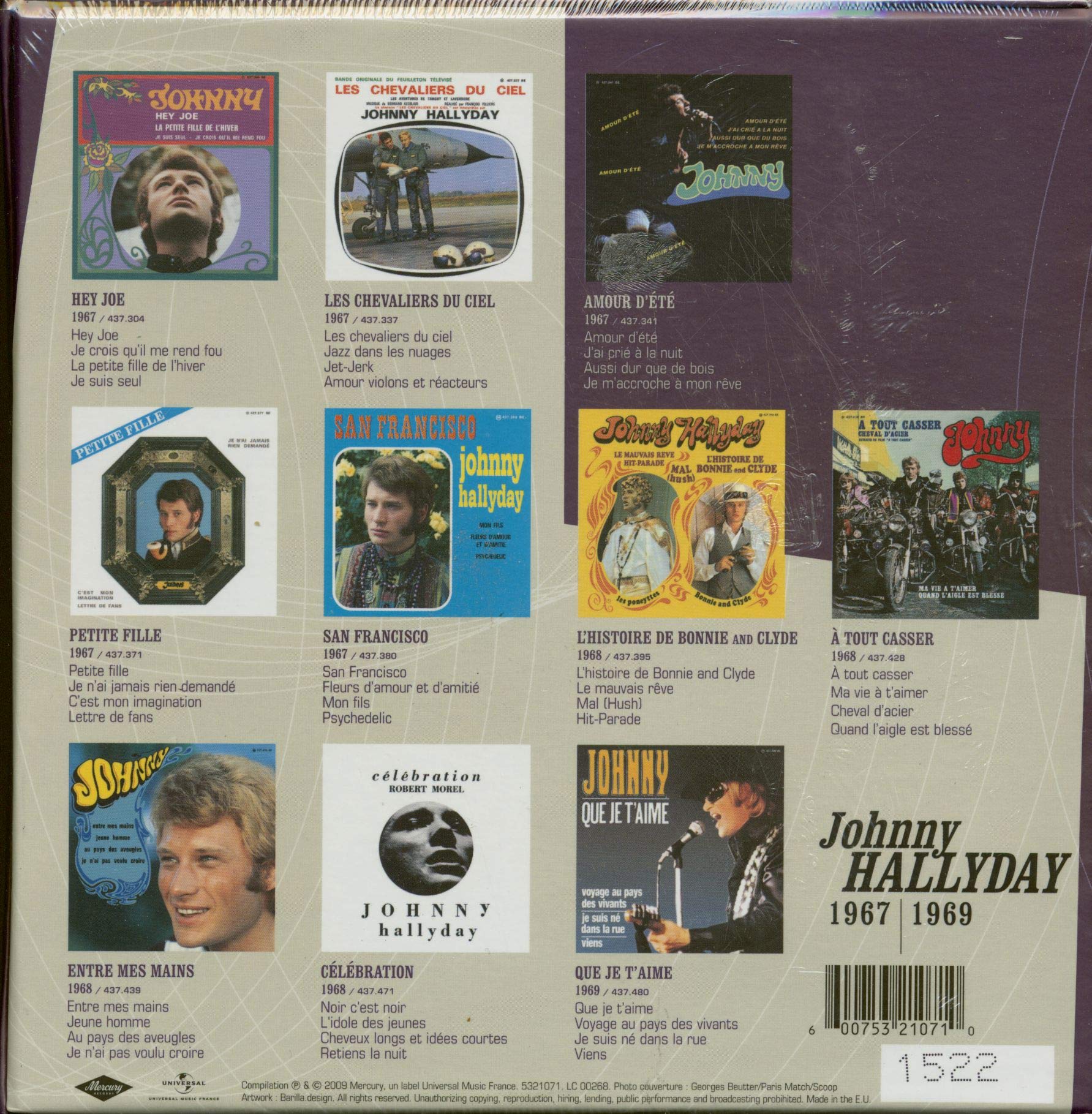 Coffret de 1967-1969 (45 Tours)