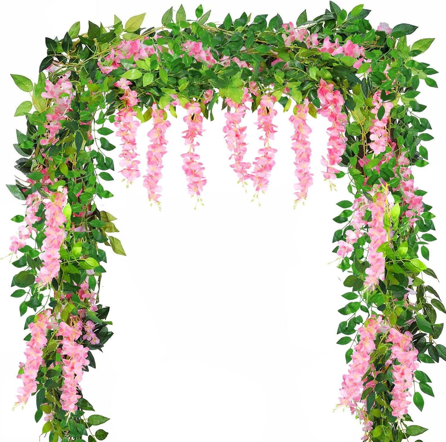 Aisawate Wisteria Artificial Flowers Garland