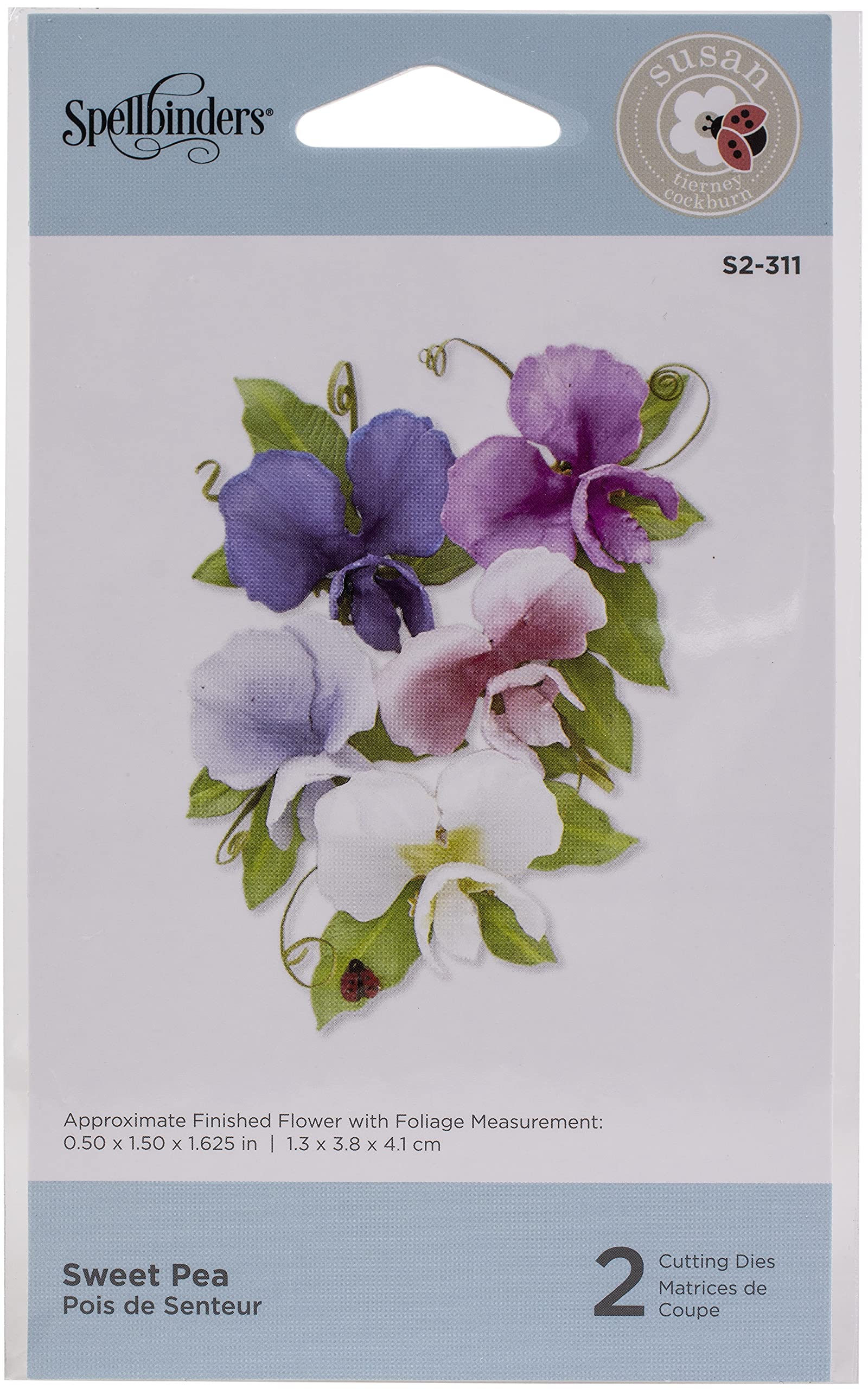 SpellbindersEtched Dies Sweet Pea, Metal