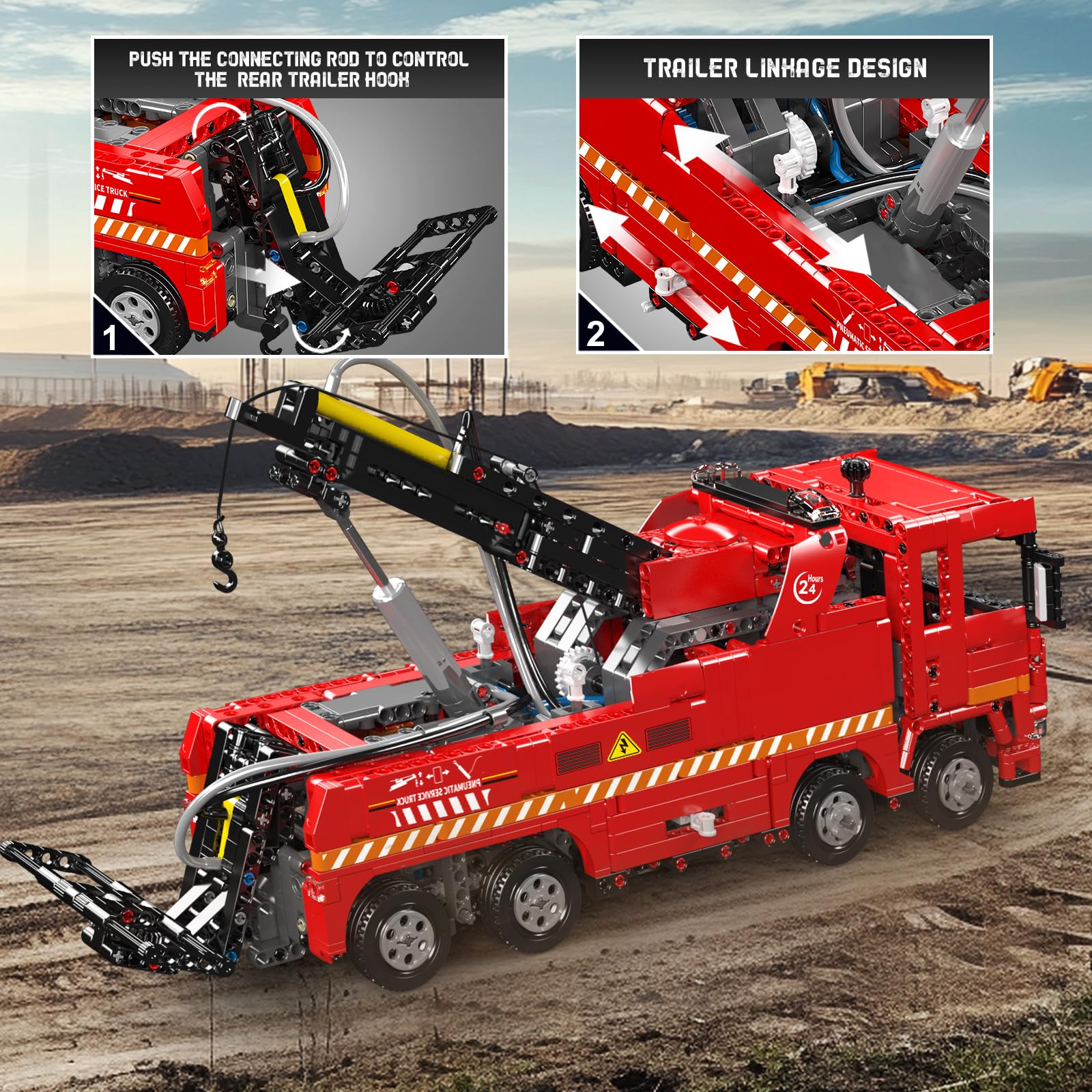 MOLD KING 17028 jouets de voiture technique APP & RC camion de sauvetage motorisé modèle assemblage bloc de construction brique enfants cadeau de noël 26 MOLD KING 17028 jouets de voiture technique APP & RC camion de sauvetage motorisé modèle assemblage bloc de construction brique enfants cadeau de noël 26