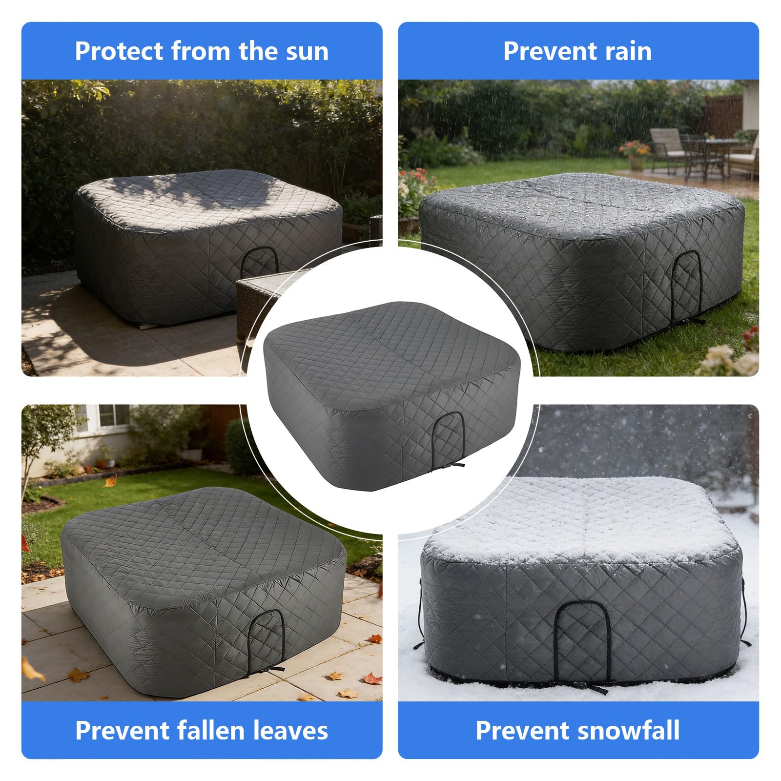 Cubierta de bañeras con protección térmica