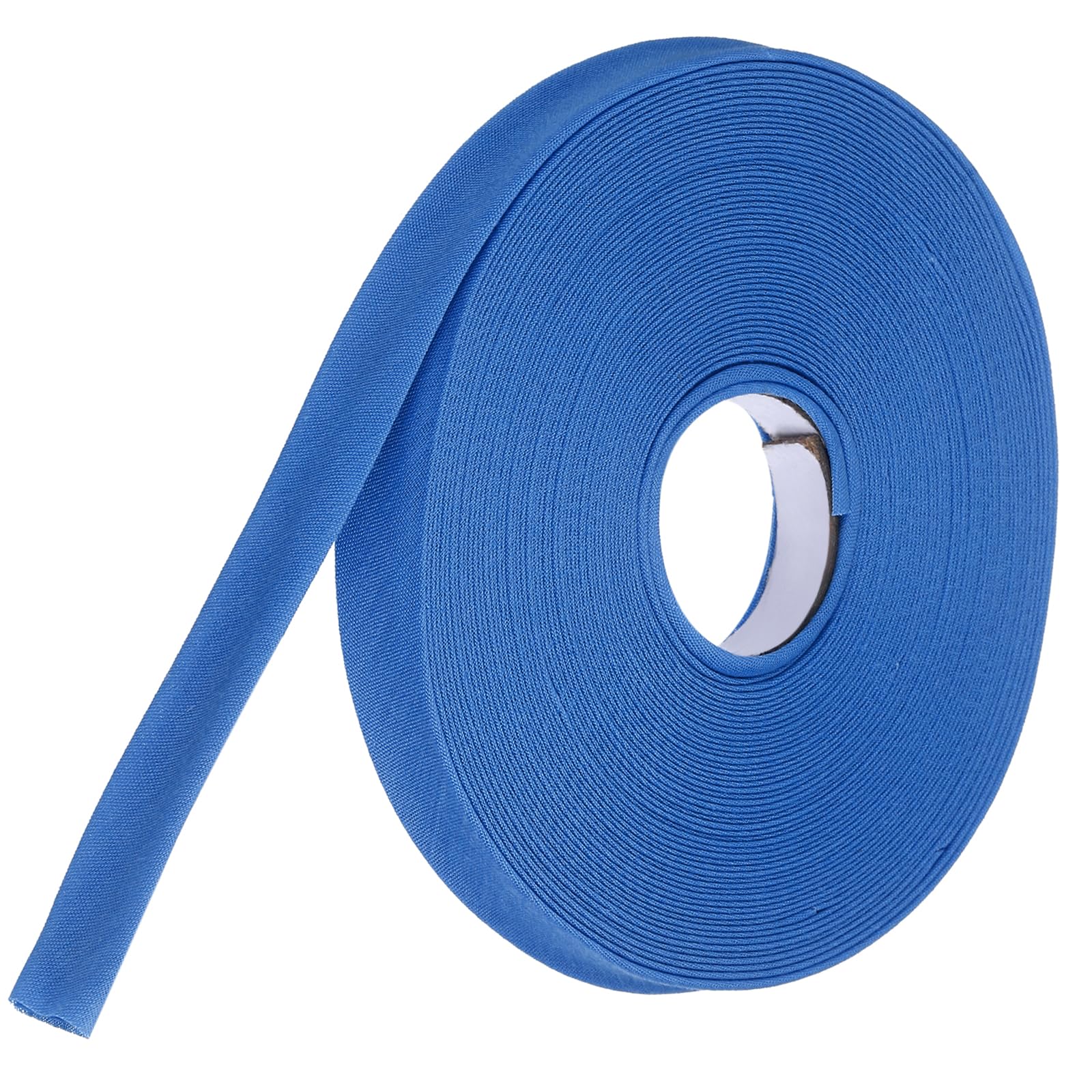 sourcing map 1.2cm Double Fold Bias Tape Polyester (Dark Blue 14.6m)
