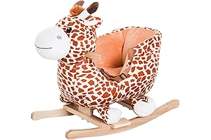 Qaba Kids Plush Elephant Rocking Chair: A Fun and Safe Ride for Toddlers