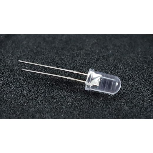 Electronic Spices 5 mm RGB LED Light Emitting Diode (Red, Blue and Green Flashing, Pack of 50, Prong Base)
