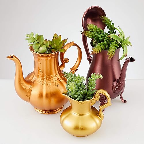 Miniatura 10 de FolkArt Oro surtido fácil de aplicar, suministros de arte con un acabado metálico, pintura del tesoro de 2 onzas líquidas 2.0 fl oz (paquete de 1) y