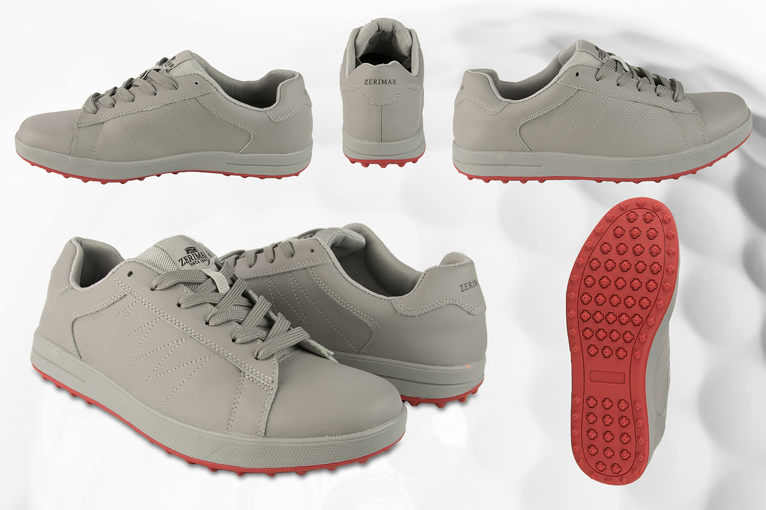 Zerimar Zapatos de Golf Hombre | Zapatos Hombre Deportivos | Zapatos Hombre Golf | Zapatillas Deporte Hombres | Zapatillas de Golf Hombre | Zapato Golf Piel |