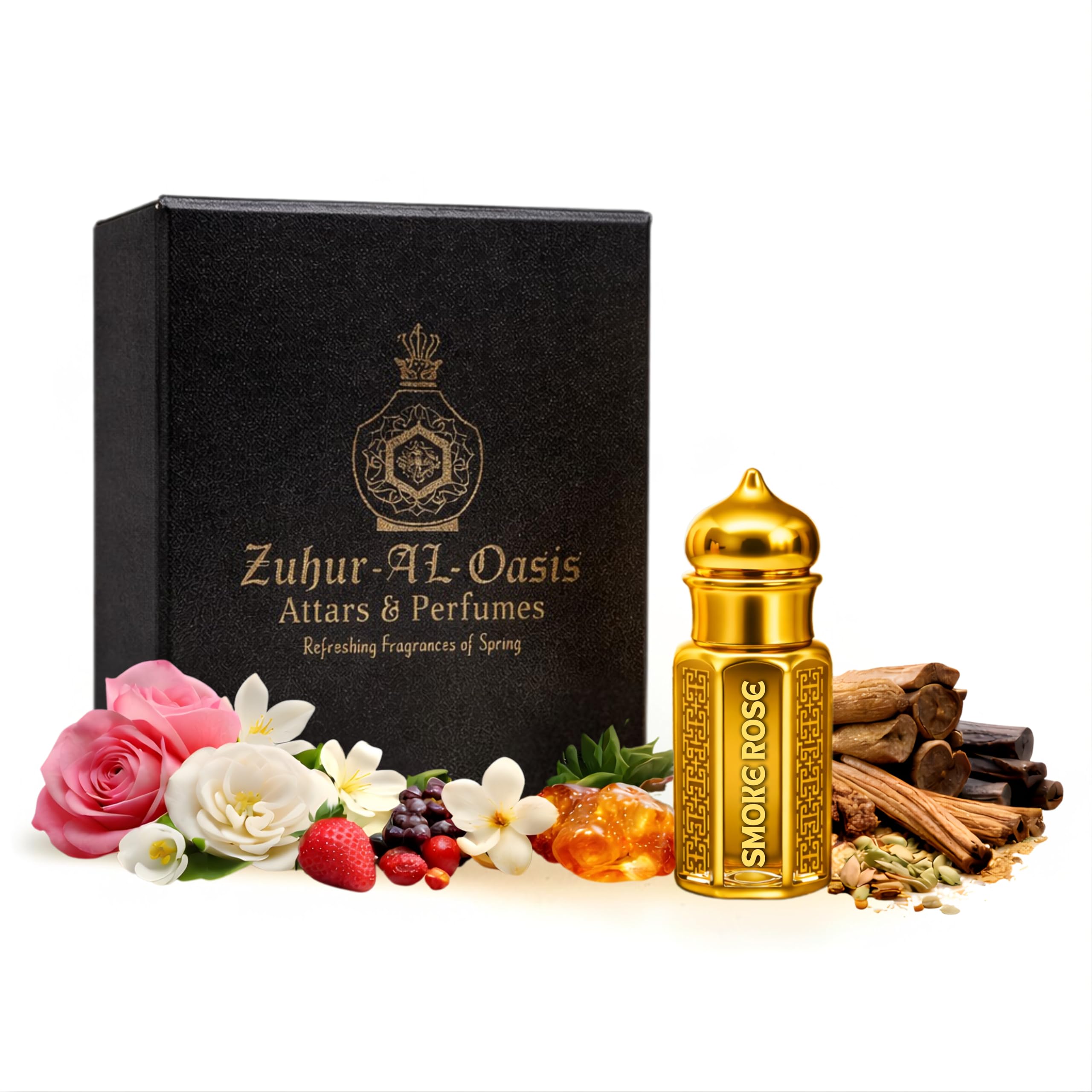 Premium Smoke Rose Unisex Attar 6 ML | Attar for Men & Women| Gift for Men & Women | Top best Fragrance (Rose, musk, fruity) | Grooming Essentials | Long lasting Smell ,Non Alcoholic & Safe on skin-image-13