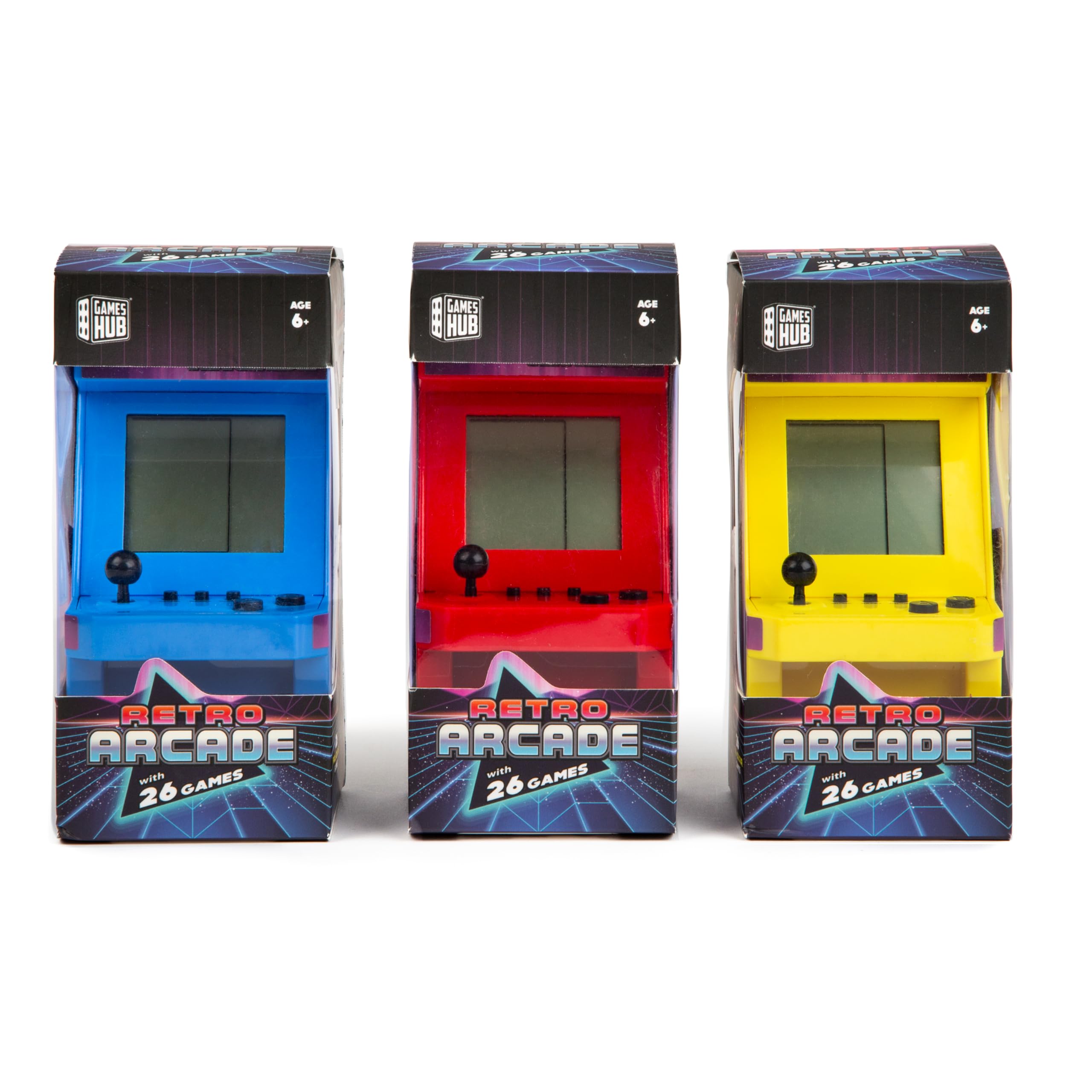 RMS Retro Arcade Games Machine Set - Mini Arcades Handheld Console Classic Game Player With 26 Games