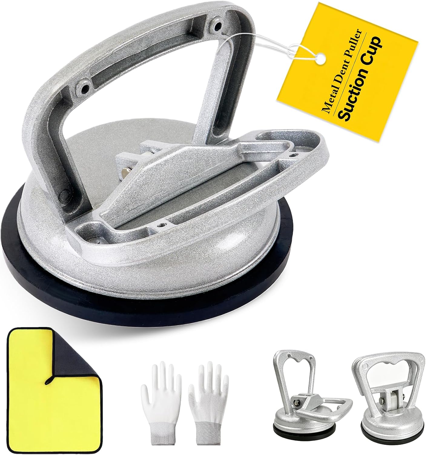 3 Pack Metal Dent Puller,Car Dent Puller,Aluminum Suction Cup,