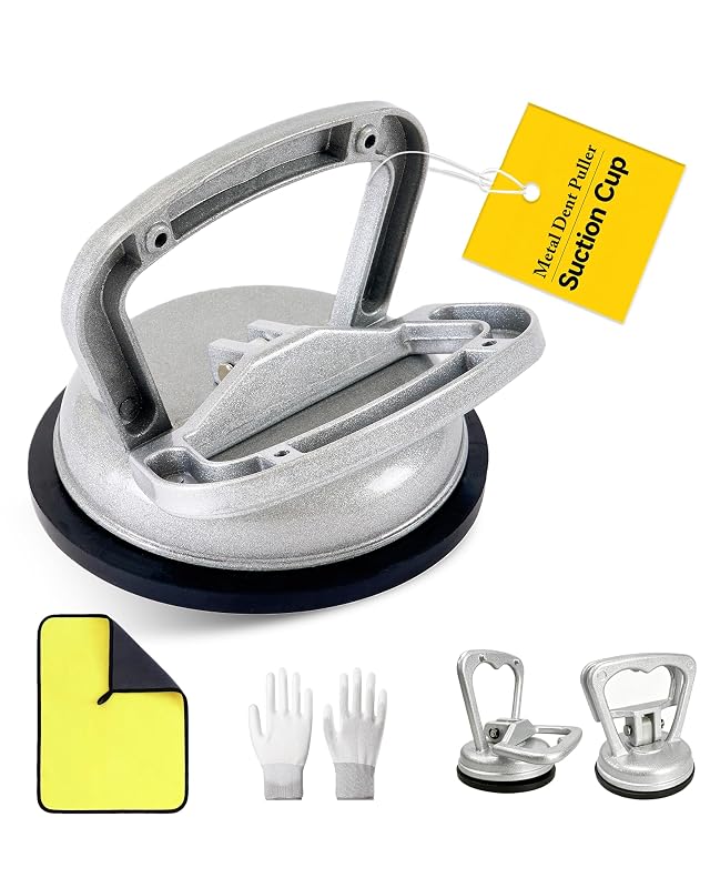 Kit de Removedor de Amassados com Ventosas de Alumínio beautiebeam, 3 Peças