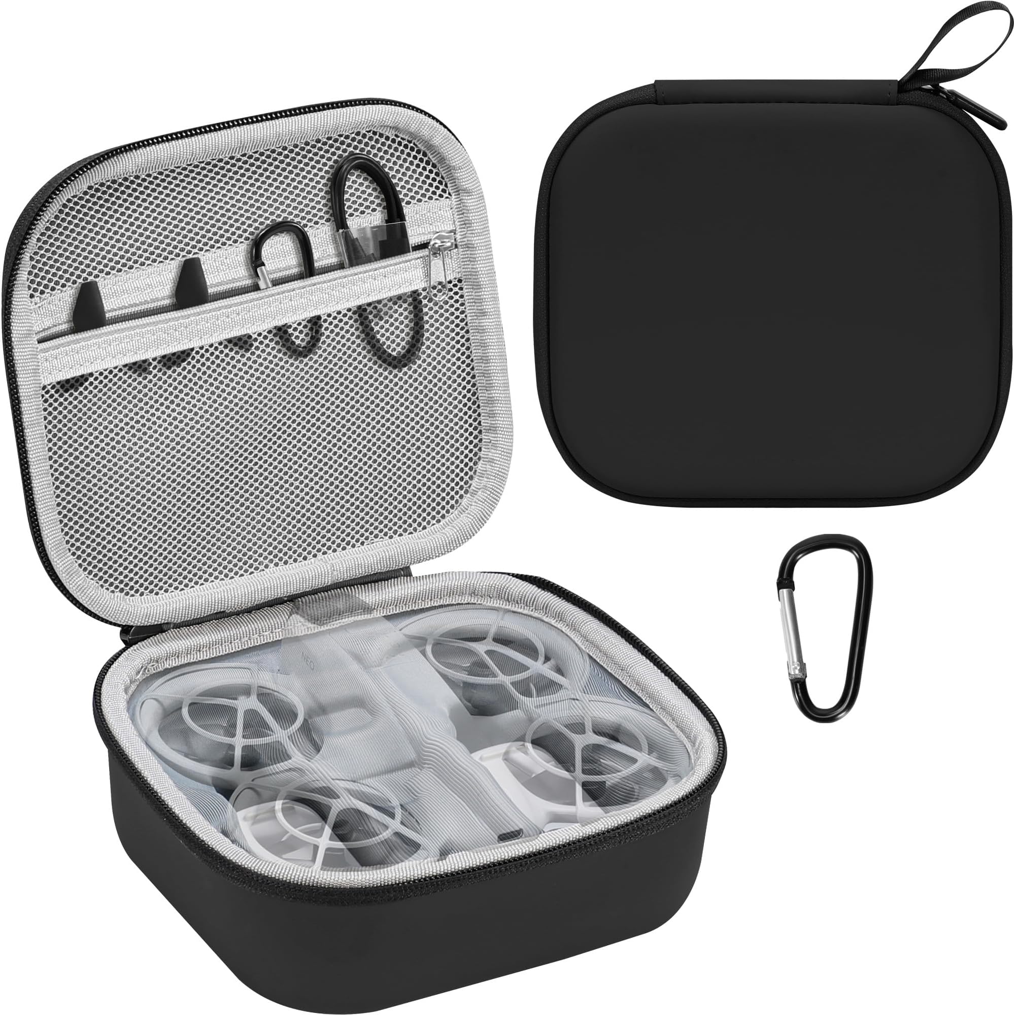 Drone Case Bag for DJI Neo (Not for Neo2), Carry Case Bag Travel Protective Case Storage Bag Accessories for DJI NEO 1 (Black)