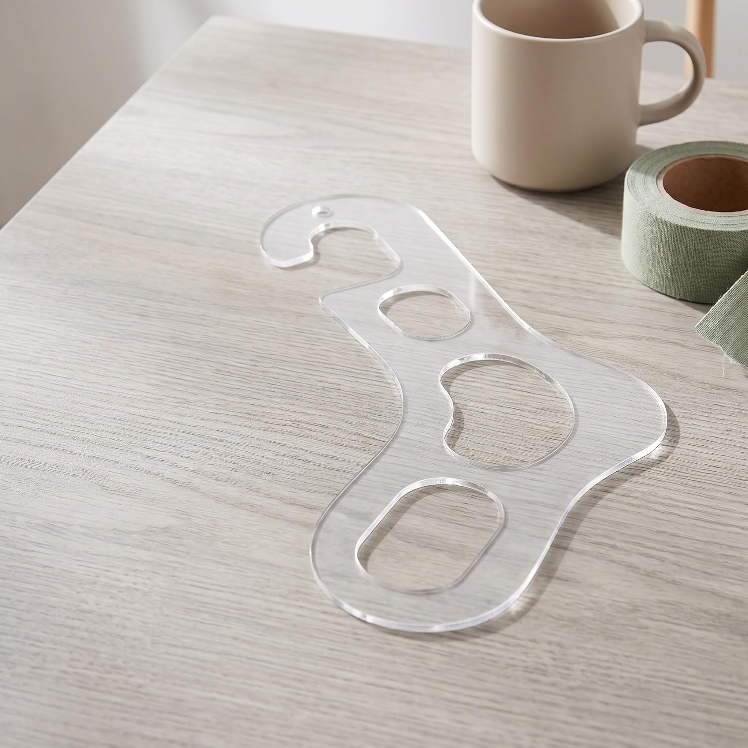 TEHAUX 2pcs Sock Blocking Template Acrylic Shaping Board for Knitting
