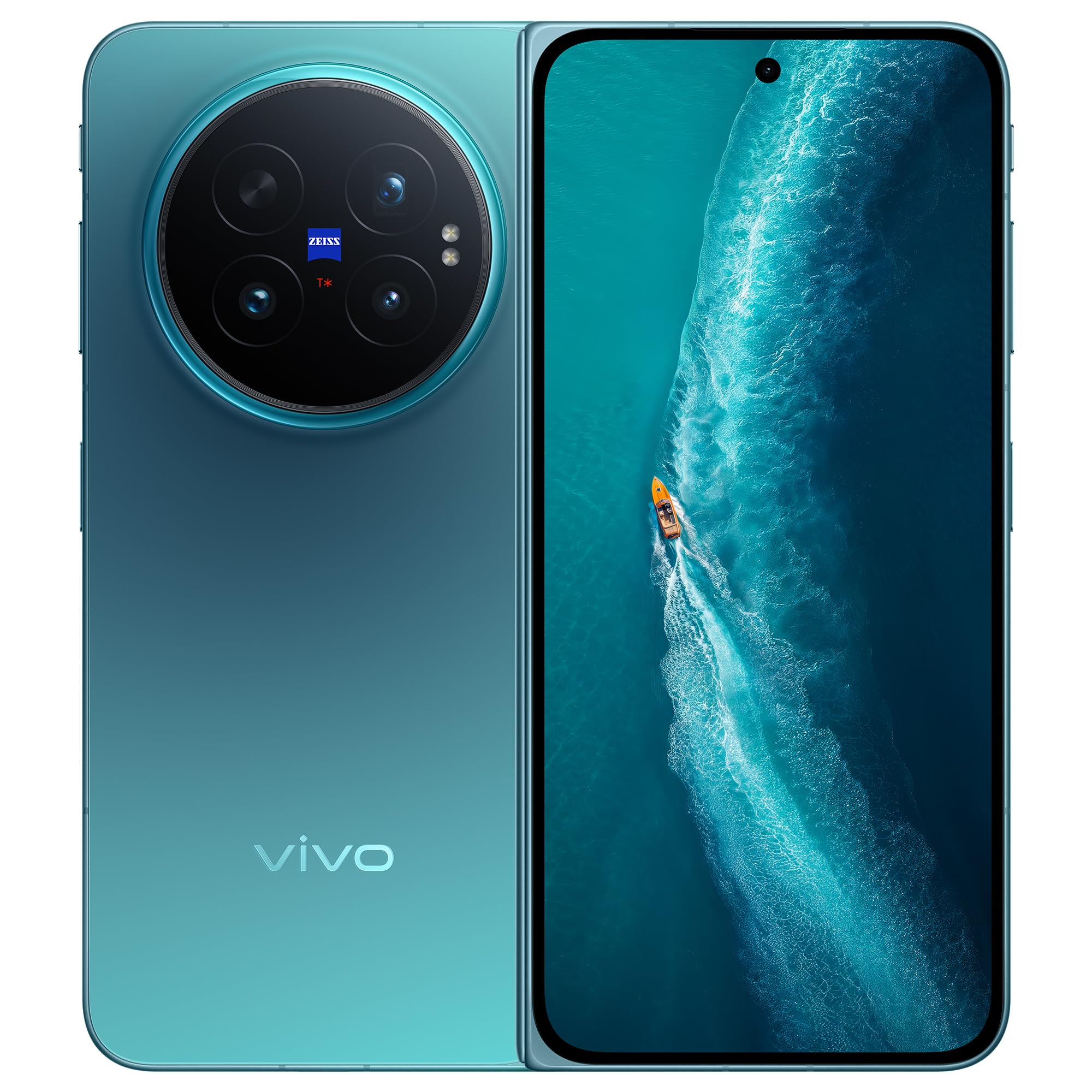 vivo X Fold6 (Nebula Teal, 12GB RAM, 512GB Storage) with No Cost - Image 1