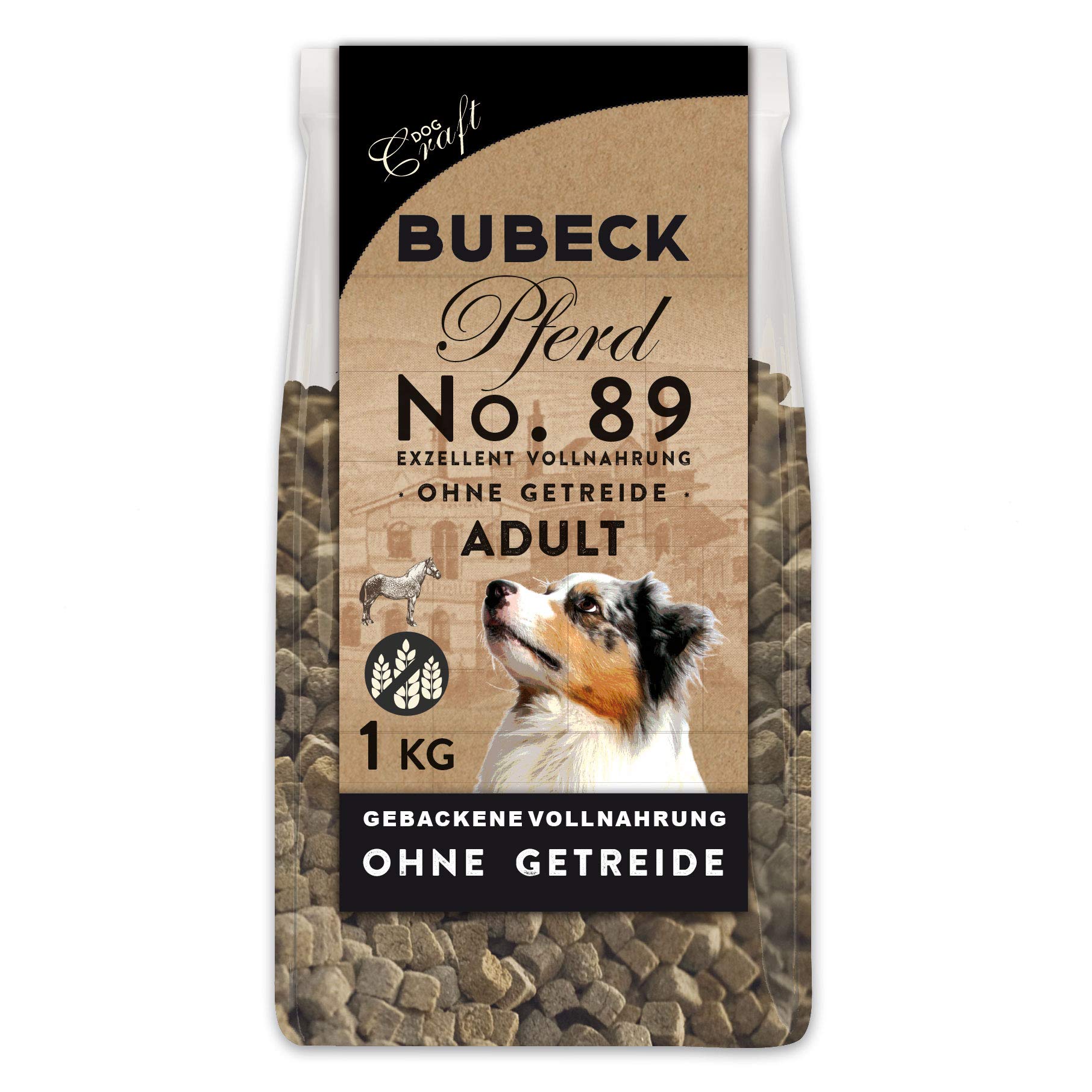 Bubeck - Cibo secco senza cereali, con carne di cavallo, alimentazione completa senza zucchero