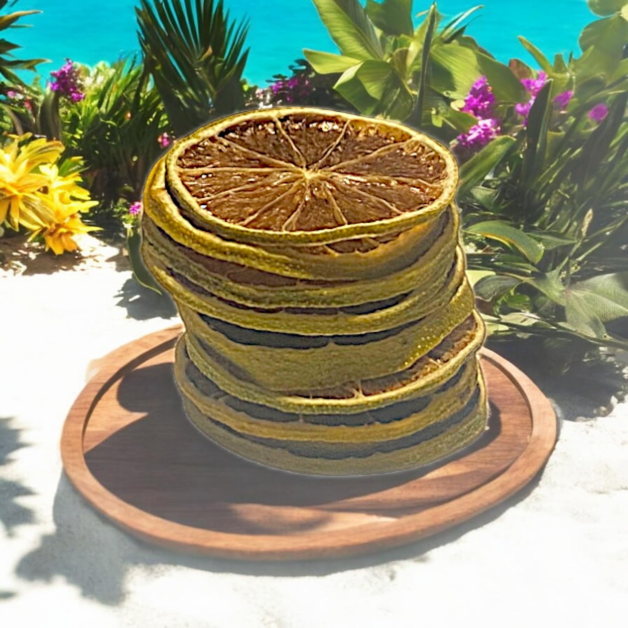 100g - Décoration pour Cocktail, Pâtisserie ou Intérieur - Citron Vert Déshydraté/Séché - Comestible - Bocal à Fermeture Mécanique - Citron Déshydraté - Citron Séché - Citrons Verts - Décoration