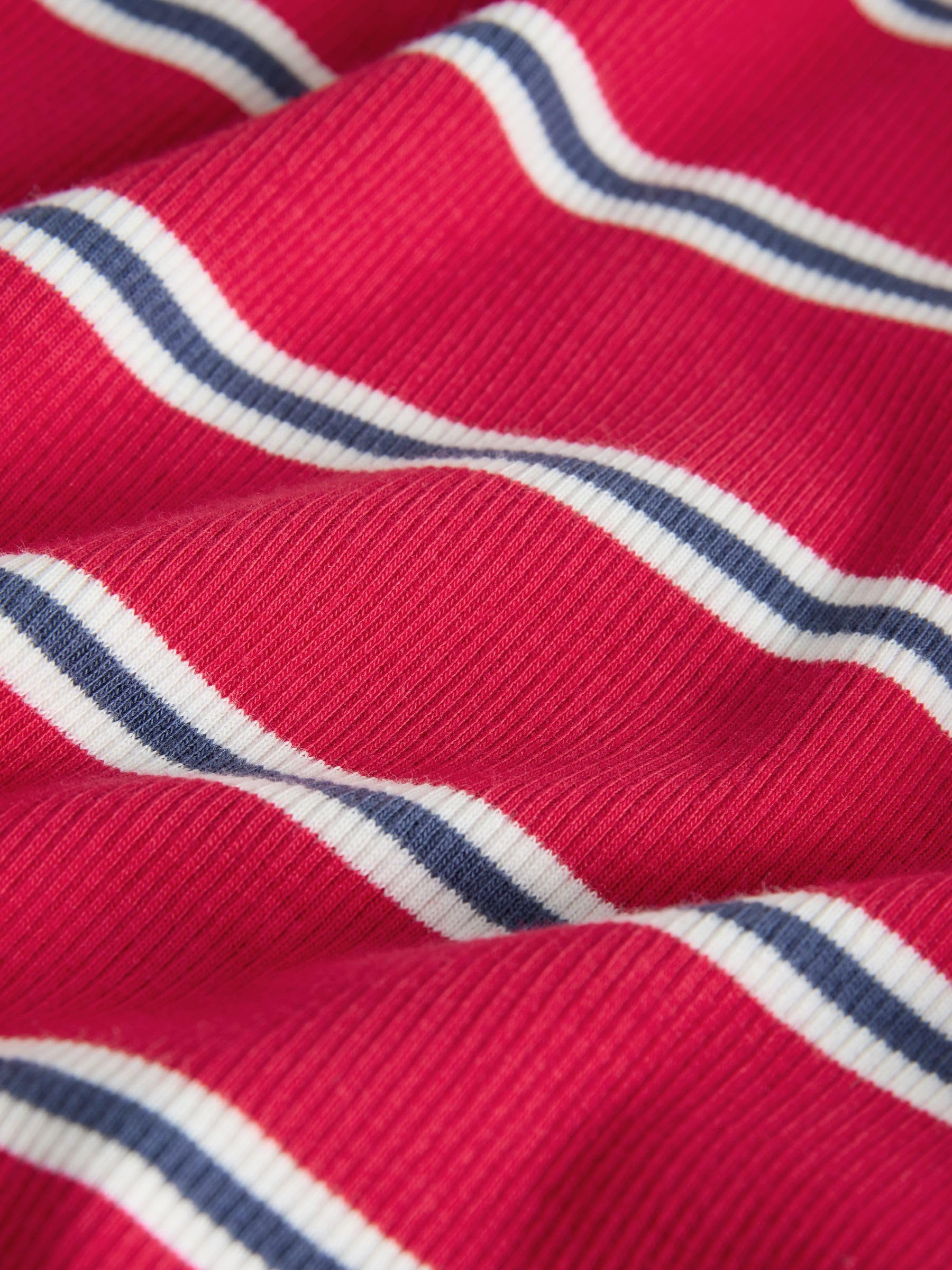 THE SET Femme T-Shirt côtelé à Manches Courtes, Lot de 8