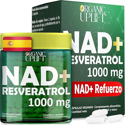 (90 Capsules) Pure NAD Resveratrol 1000mg, Resveratrol NAD+, NMN Alternative, Liposomal Nicotinamide Riboside, High Absorption | Third Party Tested | Gluten Free