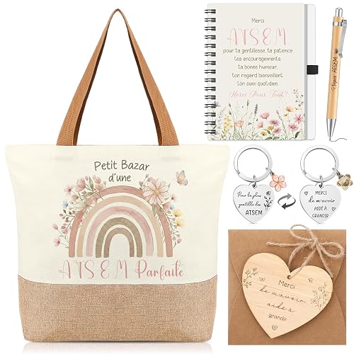 Xuniea Set de Cadeaux Merci pour Maîtresse d'École Atsem