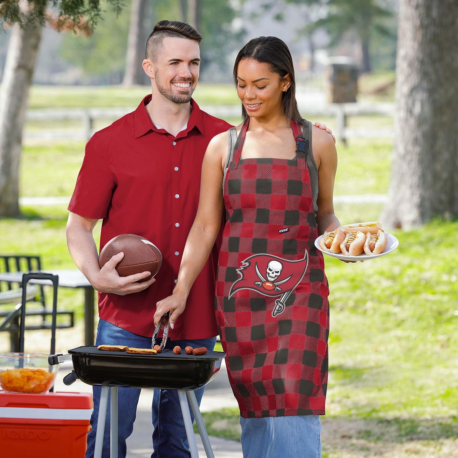 FOCO NFL unisex-adult Nfl Team Logo Grilling Cooking Chef Gear - Apron 12