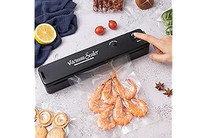 Prime Deals Vacuum Sealer Machine | Automatic Food Saver & Protector with 10 Sealing Bags