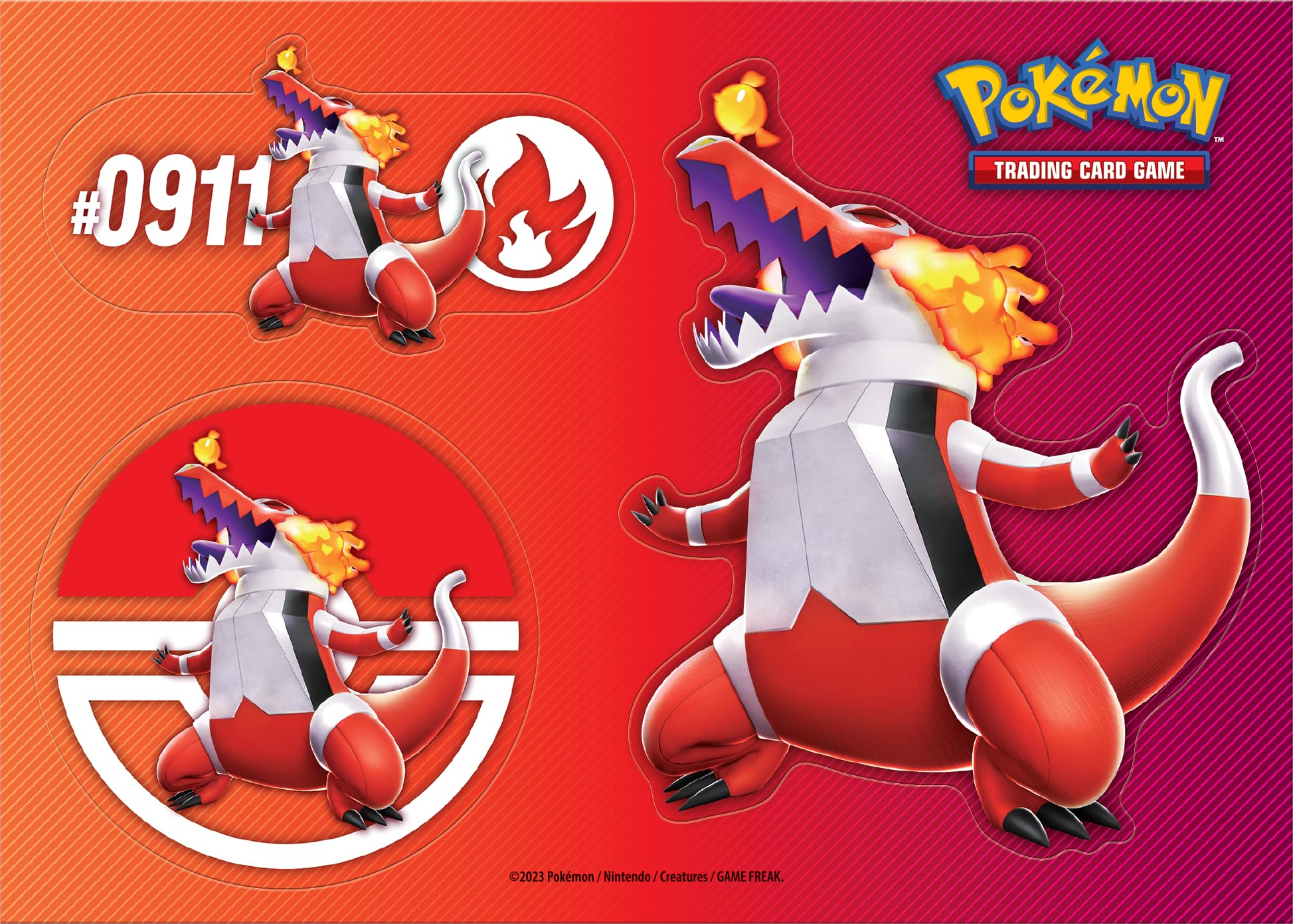 Pokémon Bauletto da Collezione del GCC, Autunno 2023, Meowscarada, Skeledirge e Quaquaval, Tre Carte Promozionali Olografiche e Sei Buste di Espansione, Edizione in Italiano