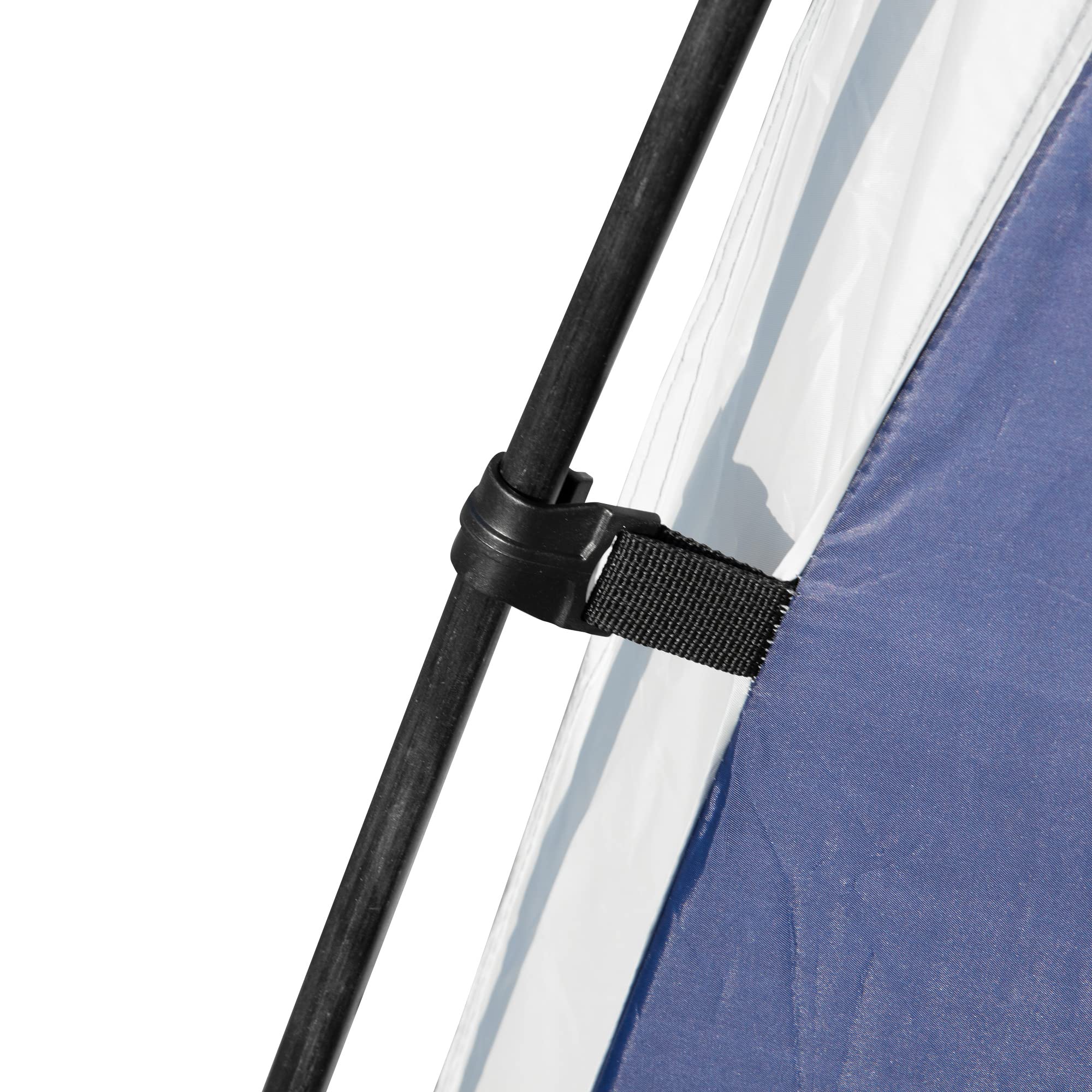 Outsunny Toldo Camping Plegable 3,5x3,5 m Impermeable Protección UV Azul