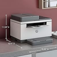 Vista 9 de HP LaserJet MFP M234sdw Impresora inalámbrica monocromática todo en uno con Ethernet integrado e impresión rápida de 2 caras, lista para tinta
