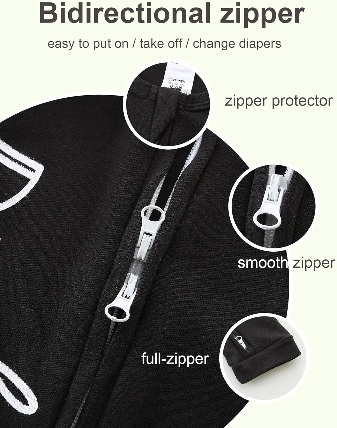 Newborn Boy Clothes Letter Print One Piece Romper Cotton Baby Coming Home Outfits 3Pcs Little Brother Outfit - Image 2