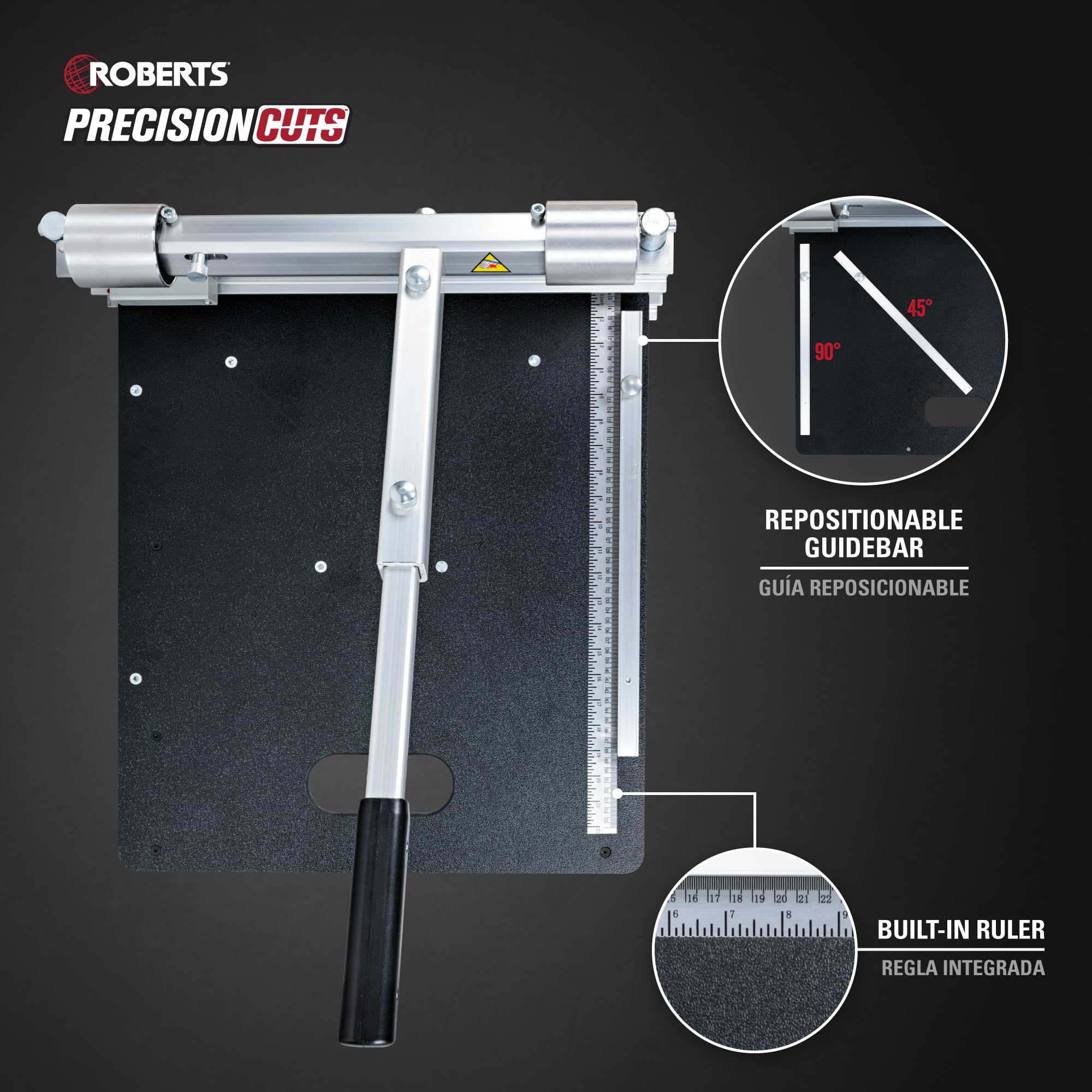 ROBERTS PrecisionCuts Pro - Taglierina multistrato, 45,7 cm