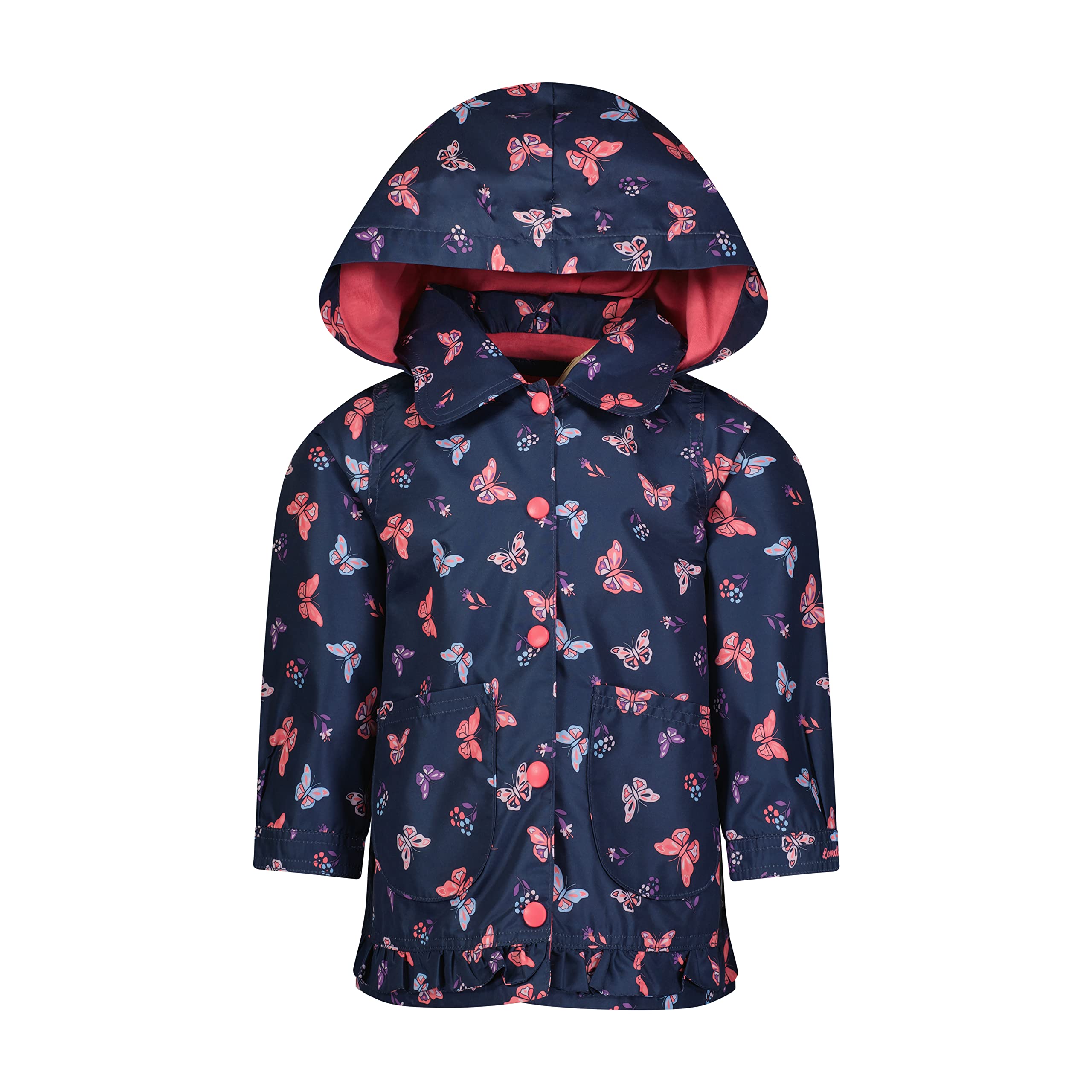 LONDON FOGGirls' Rainslickers Rain Jacket