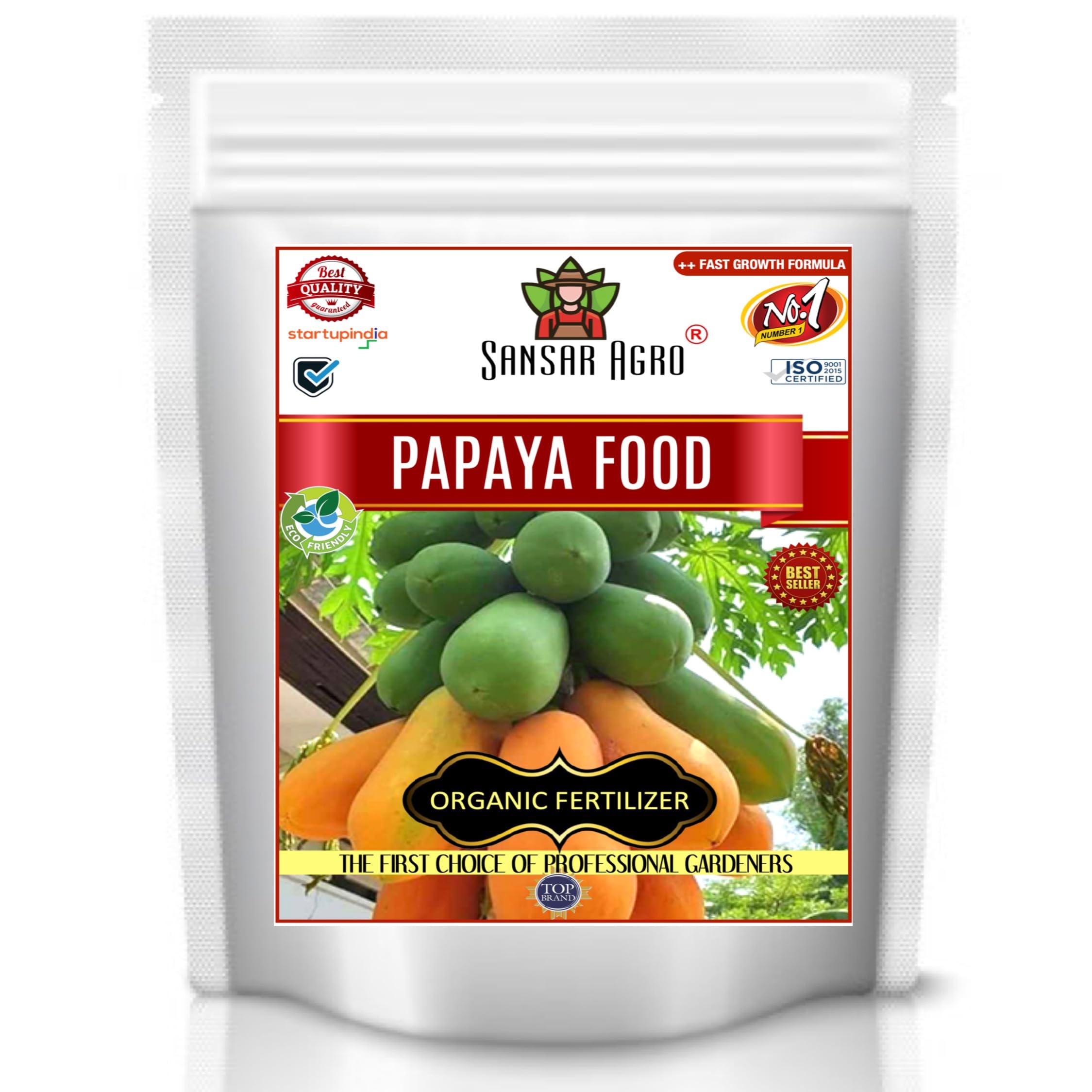 Sansar Agro® Papaya Food, Essential Organic Fertilizer for Papaya Plants, Double Filtered with All Required Nutrients and Active Micro-organisms for heavy flowering (5 kg) (B09HNLCQQ2) Amazon Price History, Amazon Price Tracker