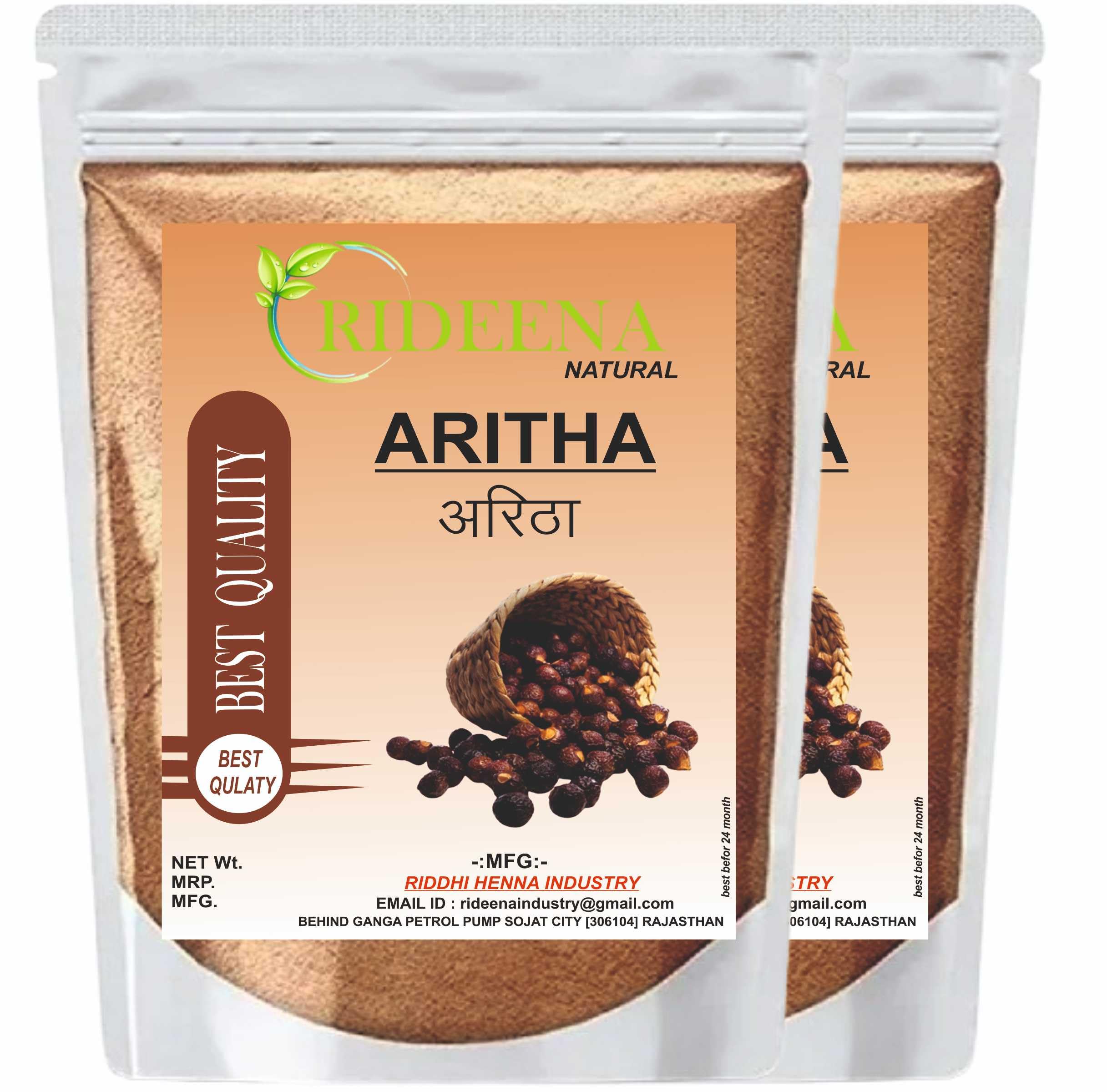 Rideena Natural Aritha (Reetha) Powder 200 Gm For Hair Growth-picture-14